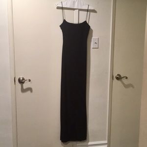 Long black dress